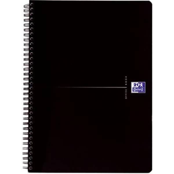 Collegeblock Smart Black A4+ kariert 70 Blatt schwarz