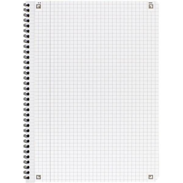 Collegeblock Smart Black A4+ kariert 70 Blatt schwarz-1