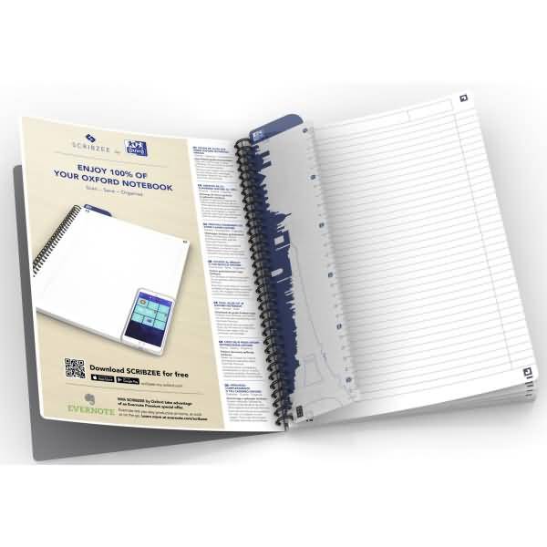 Spiralbuch Office Optik Paper 90 g/qm A5 7mm liniert 90-1