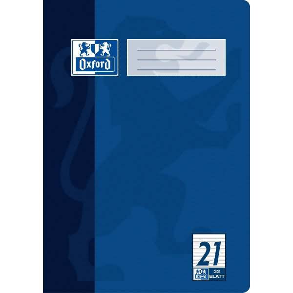 Schulheft A4 9mm liniert Lineatur 21 32 Blatt nachtblau-0
