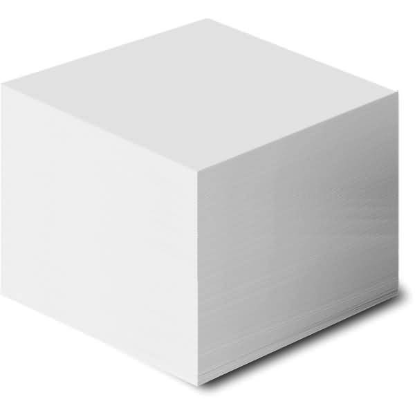 Notizzettel für Zettelbox A6 VE=500 Stück weiß