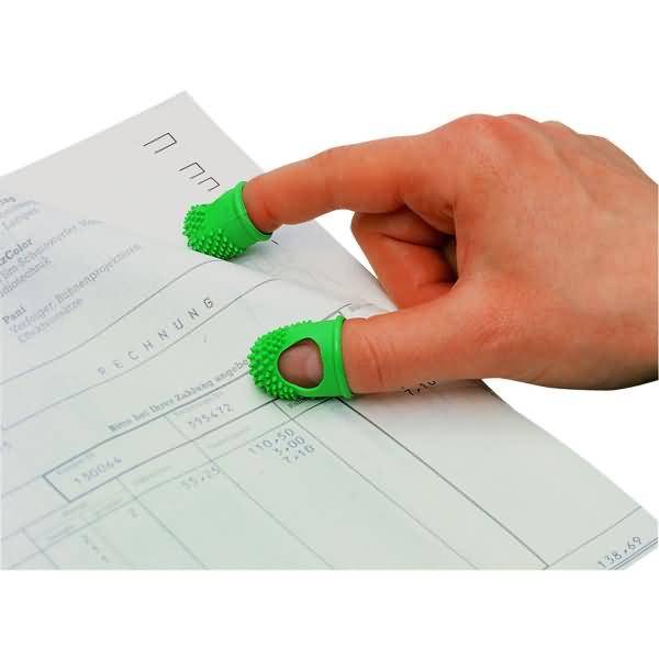 Blattwender Größe 3 Durchmesser 17mm latexfrei grün VE=100 Stück-1