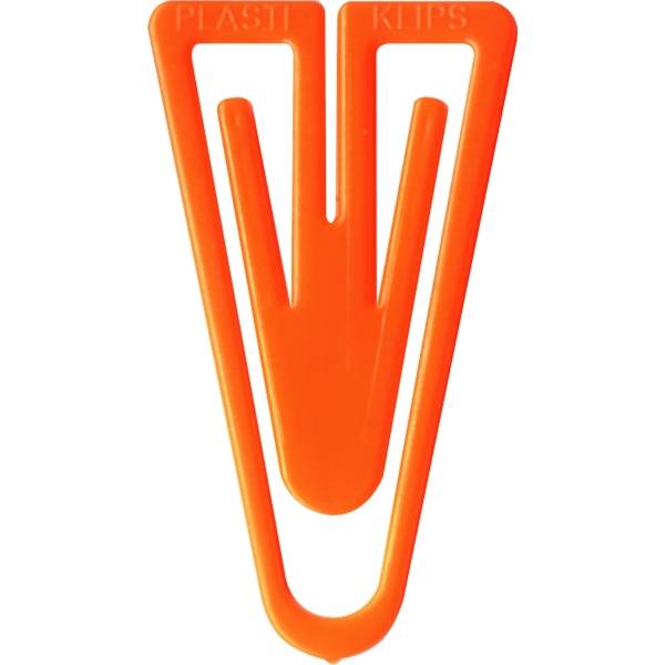 Büroklammern Plastiklips 25mm VE=1000 Stück orange