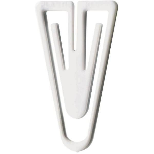 Büroklammern Super Plastiklips 250mm VE=1 Stück weiß-0