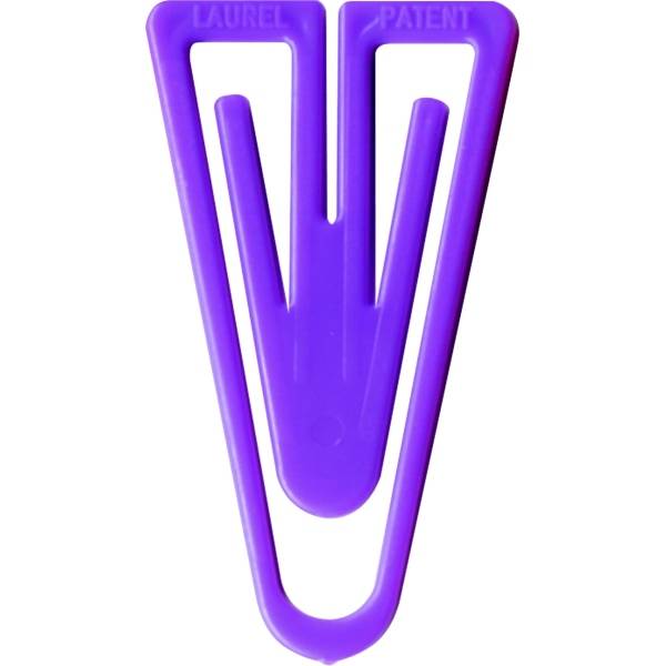 Büroklammern Plastiklips 60mm VE=1000 Stück violett