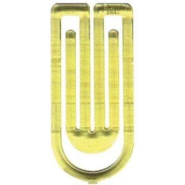 Büroklammern King Klip 32mm VE=100 Stück kristallgelb