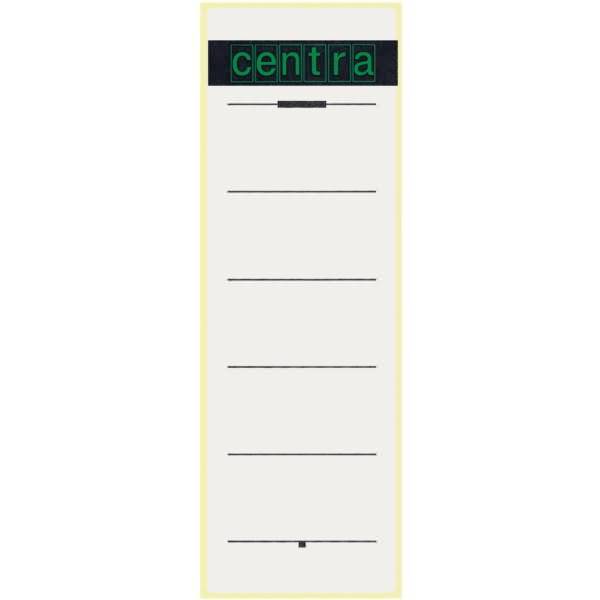 Rückenschilder selbstklebend 61x192mm VE=10 Stück weiß