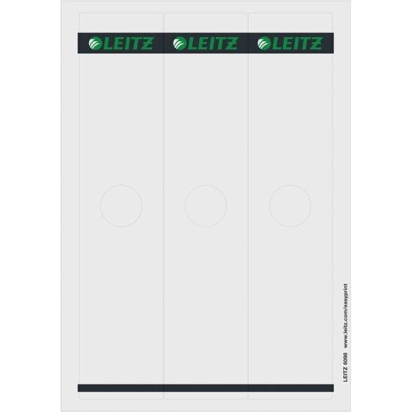 Rückenschild selbstklebend PC