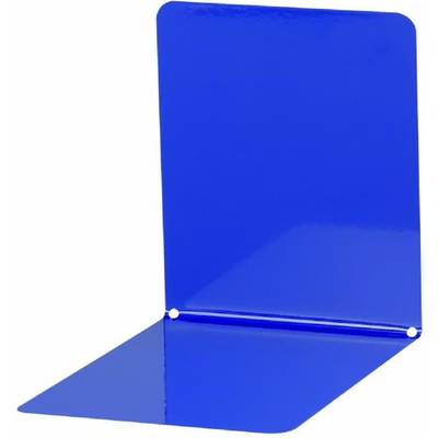 Buchstützen Metall breit 14x12x14cm blau VE=2 Stück