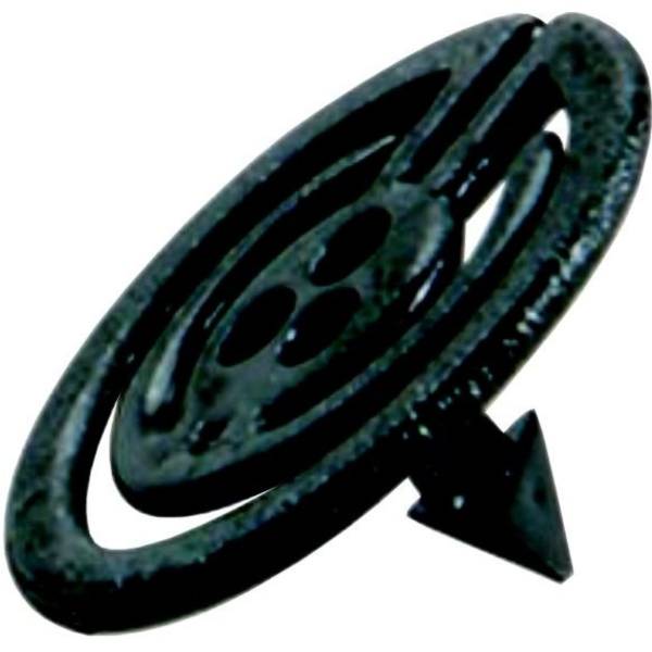 Steckklip Pin Zack Kunststoff 20mm VE=1000 Stück schwarz-0