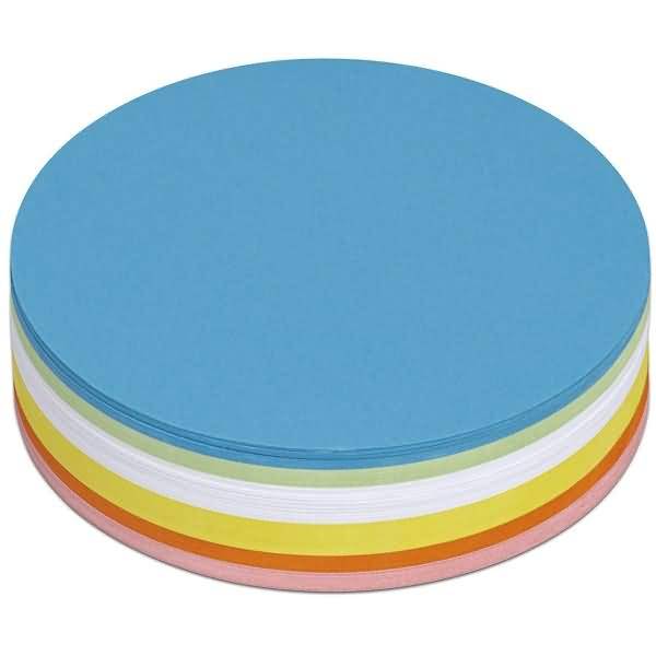 Moderationskarten Kreis 95mm sortiert VE=120 stück-0