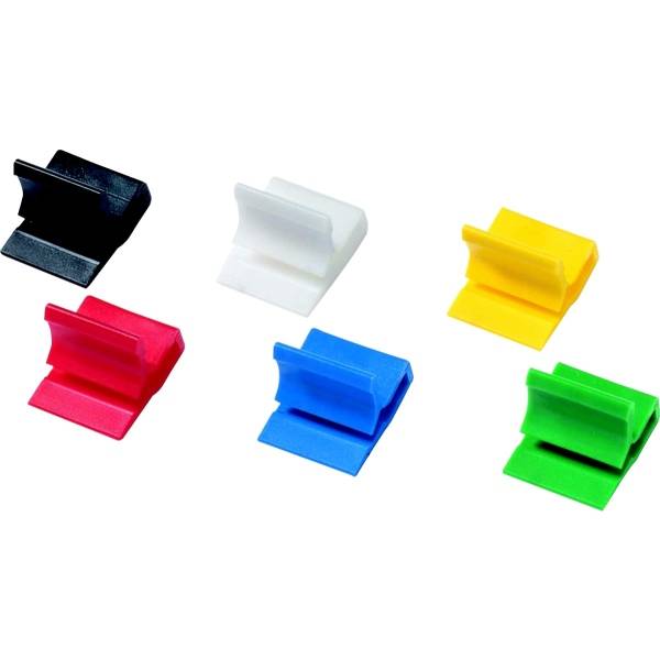 Briefklemmer Zacko 11x14 mm VE=10 Stück Grundfarben sortiert-0