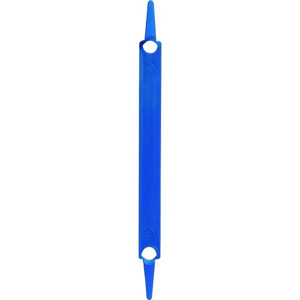 Heftstreifen 80mm Kunststoff VE=100 Stück blau-0