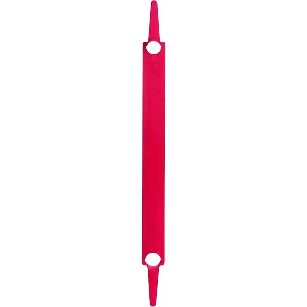 Heftstreifen 80mm Kunststoff VE=100 Stück rot