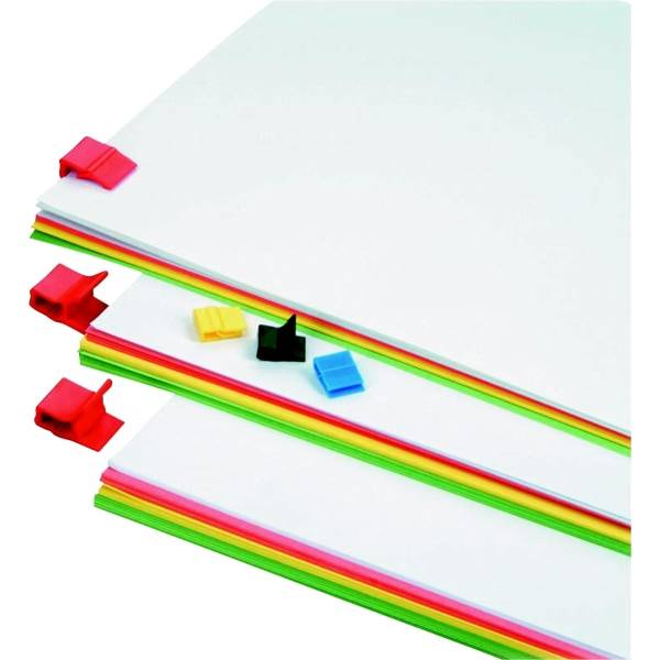 Briefklemmer Zacko 12x18 mm VE=10 Stück Grundfarben sortiert-1