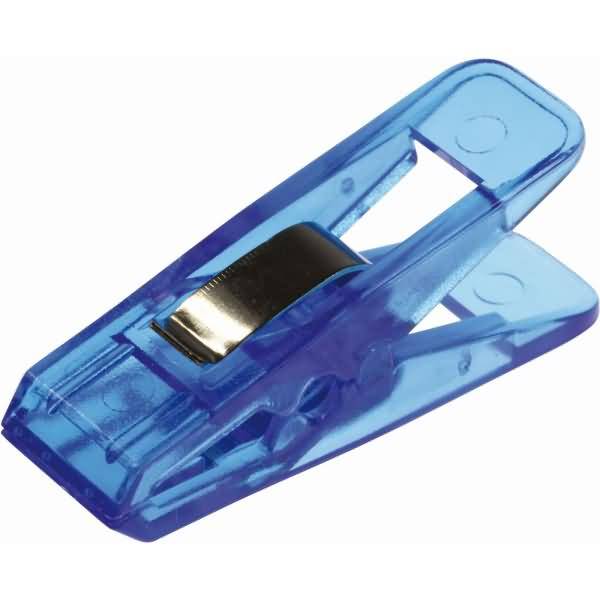 Briefklemmer Multi Clip Taifun 15x50mm VE=90 Stück kristallblau