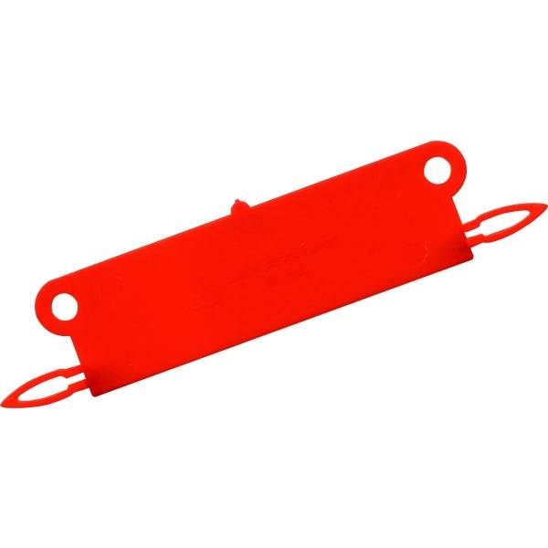 Abheftstreifen XXL 80mm Kunststoff VE=100 Stück rot-0