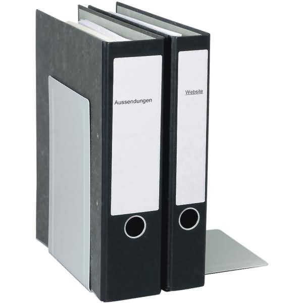 Registraturstütze breit 24x16,8x24cm grau VE=2 Stück-1