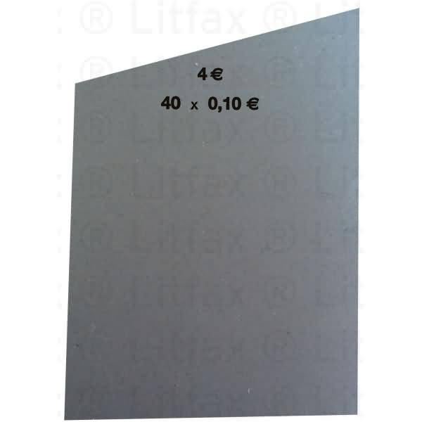 Handrollpapier 40x0,10 EUR blau VE=1000 Stück-0