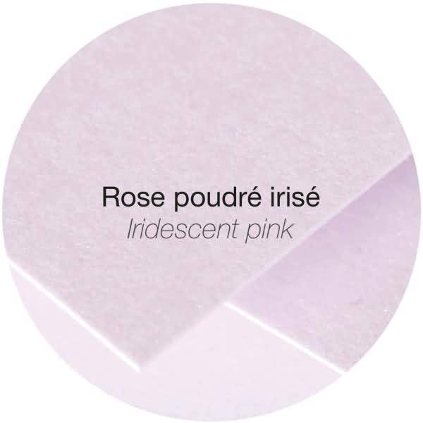 Doppelkarte Pollen 135x135mm 210g VE=25 Stück perlmutt-rosa-1