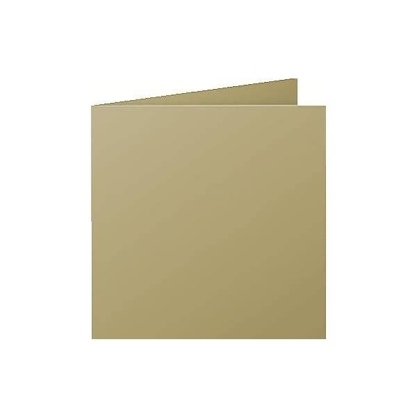 Doppelkarte Pollen 135x135mm 210g VE=25 Stück gold-0