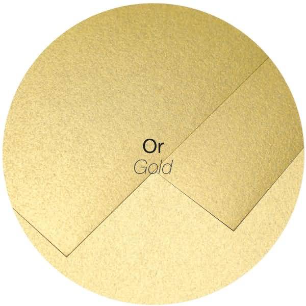 Doppelkarte Pollen DINlang 210g VE=25 Stück gold-1