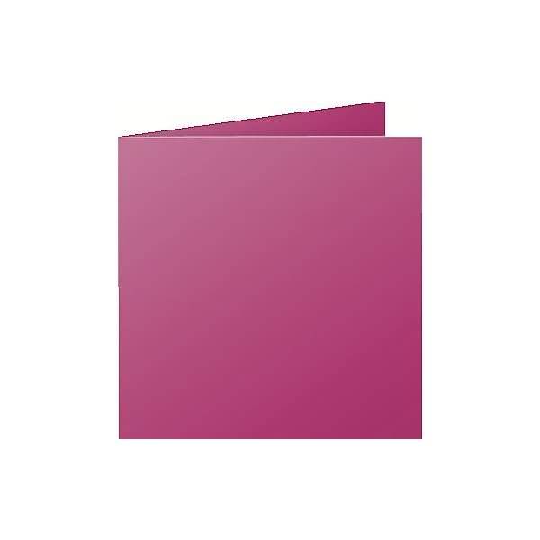 Doppelkarte Pollen 135x135mm 210g VE=25 Stück himbeer