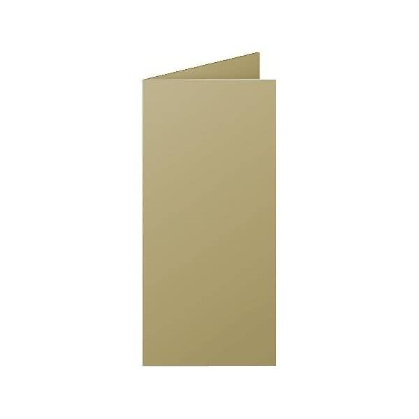 Doppelkarte Pollen DINlang 210g VE=25 Stück gold-0