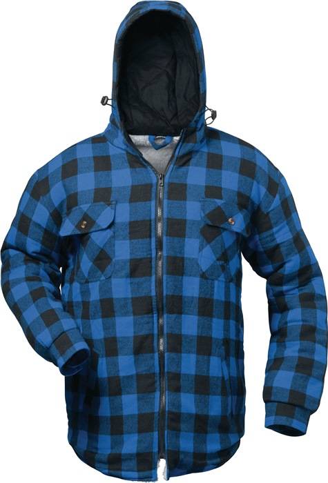 Thermohemd Alberta Gr.L blau/schwarz kariert CRAFTLAND-0