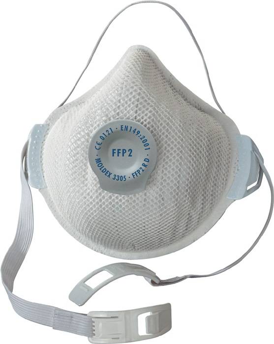 Atemschutzmaske AIR Plus 330501 FFP2/V R D m.Ausatemventil 5St./KT MOLDEX