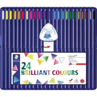 STAEDTLER Farbstift ergo soft 157 SB24 3mm sortiert 24 St./Pack.-0