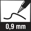 Symbolbild für Feinmine Mars micro carbon 0,9mm 12 St./Pack. - Artikel: 315001460