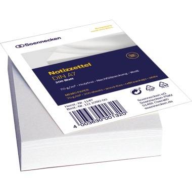 Zettelboxeinlage DIN A6 blanko 200 Bl./Pack. - Artikel: 111108800-0