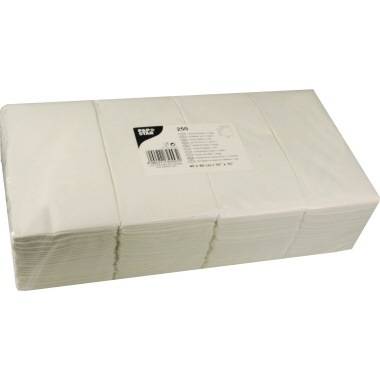 PAPSTAR Serviette 82553 40x40cm 1/8 Falz 2lagig weiß 250 St./Pack.-0