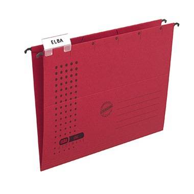 ELBA Hängemappe chic ULTIMATE, DIN A4, rot, 5er (61858017)-0