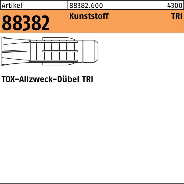 Dübel R 88382 FormTri 6x 36/5,0 Ku. 100 Stück TOX-0