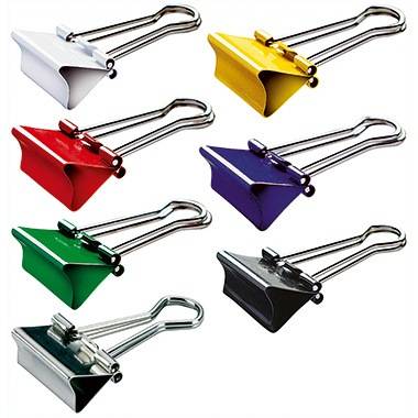 Foldbackklemmer mauly 19mm Weite 7mm sort. 12St - Artikel: 176657599-0