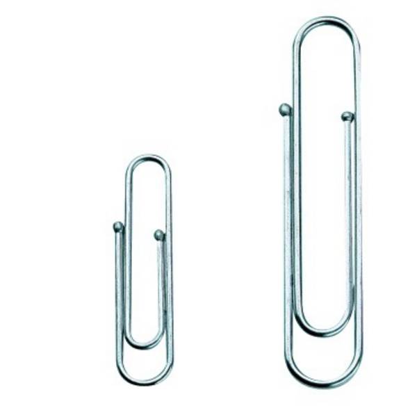 Büroklammer 77mm gewellt silber 100 St./Pack. - Artikel: 176039495
