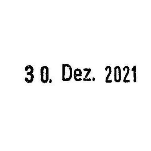 Symbolbild für Soennecken Datumstempel 3831 Monat in Buchstaben 4x27mm