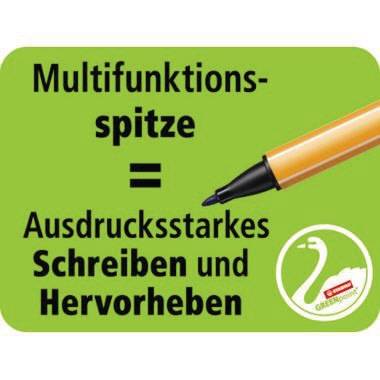 Symbolbild für Feinschreiber GREENpoint 0,8mm türkis - Artikel: 303214357