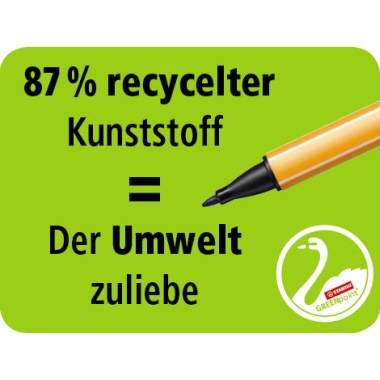 Symbolbild für Feinschreiber GREENpoint 0,8mm türkis - Artikel: 303214357