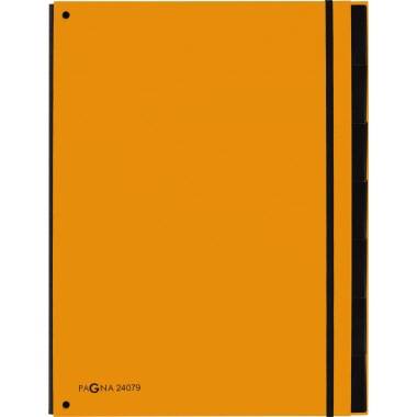 PAGNA Pultordner Trend 24079-09 7-teilig 3Schaulöcher orange-0