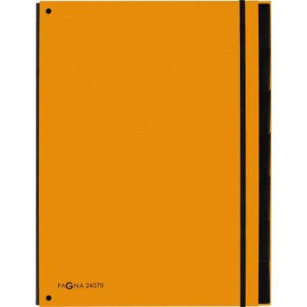 PAGNA Pultordner Trend 24079-09 7-teilig 3Schaulöcher orange