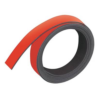 Magnet-Markierungsband 10mmx100cm 1mm stark rot
