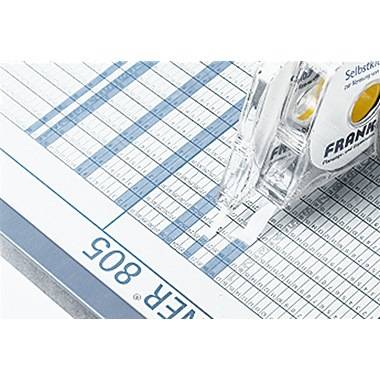 Transparentband für Plantafeln 4mmx10m graublau-2