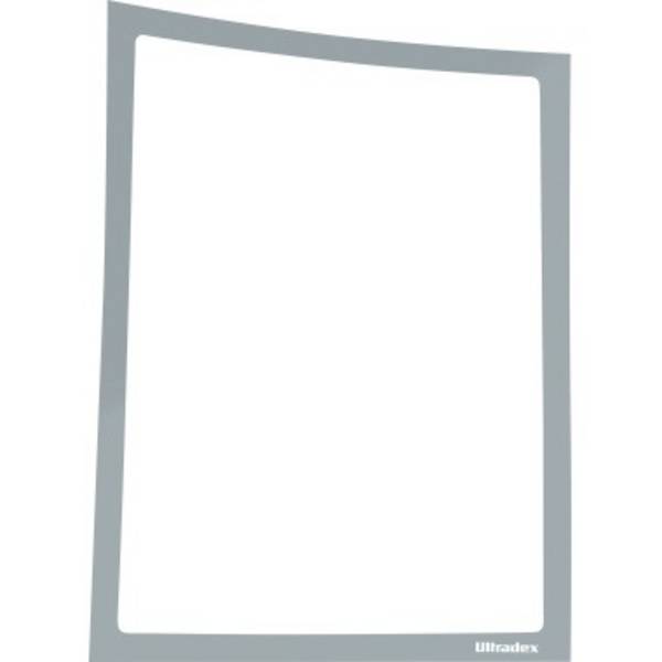 Ultradex Infotasche 889009 DIN A4 magnetisch grau 5 St./Pack