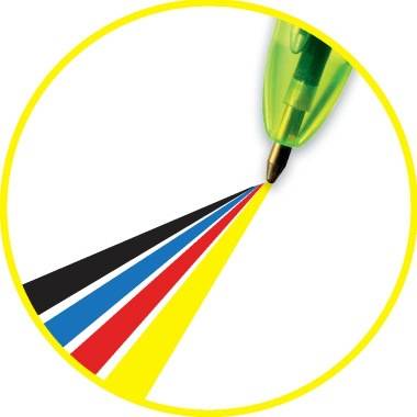 Symbolbild für Mehrfarbkugelschreiber 4Colours Fluo farbig