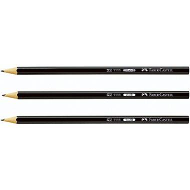 Faber-Castell Bleistift 111100 Sechseckform HB schwarz-0
