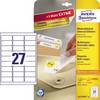 Etikett 63,5x29,6mm weiß 810 St./Pack. - Artikel: 129031300