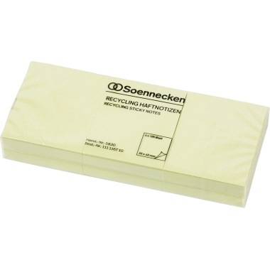 Soennecken Haftnotiz oeco RC 50x40mm 100Bl. ge 6St. 5830-0